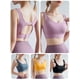 thumbnail image 3 of Mujeres Yoga Sujetador Deportes U Cuello Entrenamiento Jogging Wirefree Casual Tank Tops MABOTO Amarillo/L, 3 of 7