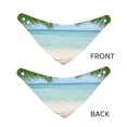 thumbnail image 3 of Naloa Starfish in Beach Dog Bandana Large and Small-Dog Scarf Bib Handkerchief Accessories for Dogs and Cats(S-L)-Large, 3 of 5