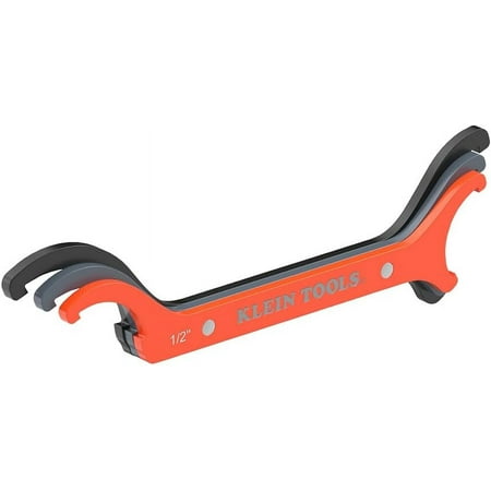 Compact 3-Piece Conduit Locknut Wrench Set, 1/2", 3/4", 1" Straight Alloy Steel Design for Tight Spaces, Tightens and Loosens Locknuts