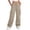 *Beige, variant on Women's Baggy Parachute Cargo Pants , Casual Drawstring Y2K Jogger Trousers For Women , Ladies' Loose Fit Cinched Ankle Sweatpants with Pockets, Beige , S-2XL