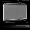 thumbnail image 7 of DNA Motoring OE Style Aluminum Core Cooling Radiator Assembly 2694 for 04-08 Mazda RX-8, 7 of 7