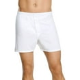 thumbnail image 2 of Hanes Men's 5-Pack Tartan Boxer with Inside Exposed Waistband X-Large, White-4 Pack, 2 of 2