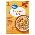thumbnail image 2 of (8 pack) Great Value Toasted O's Breakfast Cereal, 12 oz, 2 of 8
