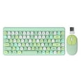 thumbnail image 2 of PloutoRich Wireless Keyboard and Mouse Combo, 2.4GHz Wireless Retro Cute Keyboard with 84 Key and Mouse Set, 1200DPI Optical Computer Mouse for Laptop PC Desktop, 2 of 9