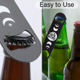 thumbnail image 3 of 7inch Lunar Phase and Mushrooms Art Stainless Steel Bottle Opener with PU Cord Beer Bottle Opener Flat Bottle Opener Heavy Duty Bar Bartender Opener for Home Kitchen Bar, 3 of 9