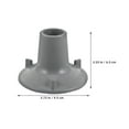 thumbnail image 2 of QUMIIRITY 2Pcs Grey Rubber Replacement Feet for Bathroom Shower Chair with Strong Suction Cups, 2 of 8