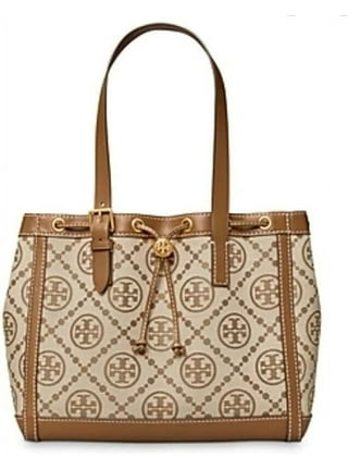 Tory+Burch+Pink+Tree+Saffiano+Leather+Large+Robinson+Tote+- for sale online