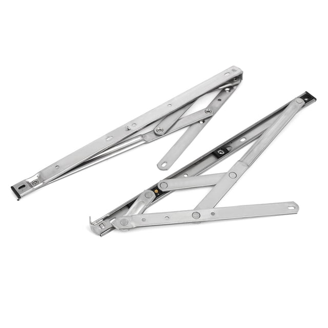 Bisagra de fricción para ventana de guillotina de acero inoxidable 304 de 16 pulgadas, 4 barras, 2 piezas