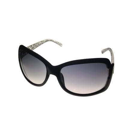 Kenneth Cole Reaction Plastic Womens Sunglass Black, Gradient Lens KC1144 1B