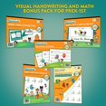 thumbnail image 2 of Channie's Visual Handwriting & Math Workbook Bonus Pack of 5 PreK-1st, 2 of 4