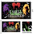 thumbnail image 2 of Halloween I Smell Children House Flag, Sanderson Sisters Witches Banner Hocus Pocus Spider Web Garden Yard Outside Decoration, Funny Fall Holiday Outdoor Large Home Decor Single Sided 3x5 Ft, 2 of 6