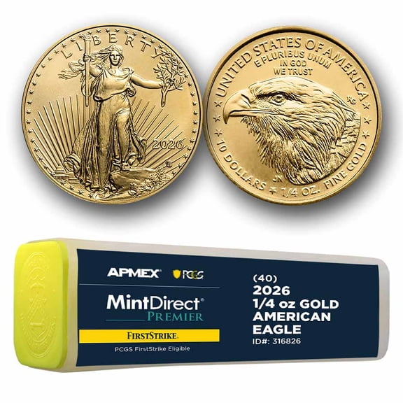 2026 1/4 oz Gold Eagles (40-Coin MD® Premier   PCGS FS® Tube)