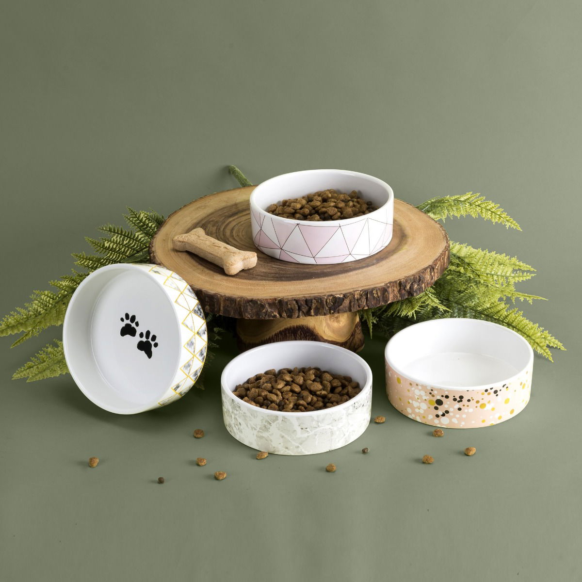 Park Life Designs 5.25" Small Pet Bowl | Lisbon
