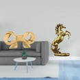 thumbnail image 2 of Tirador De Latón Con Forma De Lazo Para Cajones De Cocina, Armarios Y Cómodas. Figura Decorativa De Mesa Con Estatua De Caballo De Pie. Artesanía Hecha A Mano Para Hoteles, Estanterías Y, 2 of 8