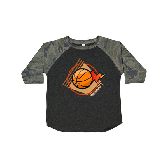Inktastic Basketball with Stylized Net and Court Boys or Girls Toddler T-Shirt