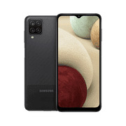 AT&T SAMSUNG Galaxy A12 32GB Unlocked / GSM Unlocked Smartphone - Black (Refurbished)