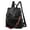 Black, variant on Leather Backpack Purse for Women Casual Schholbags Large Capacity Shoulder Bags Travel Work Daypack