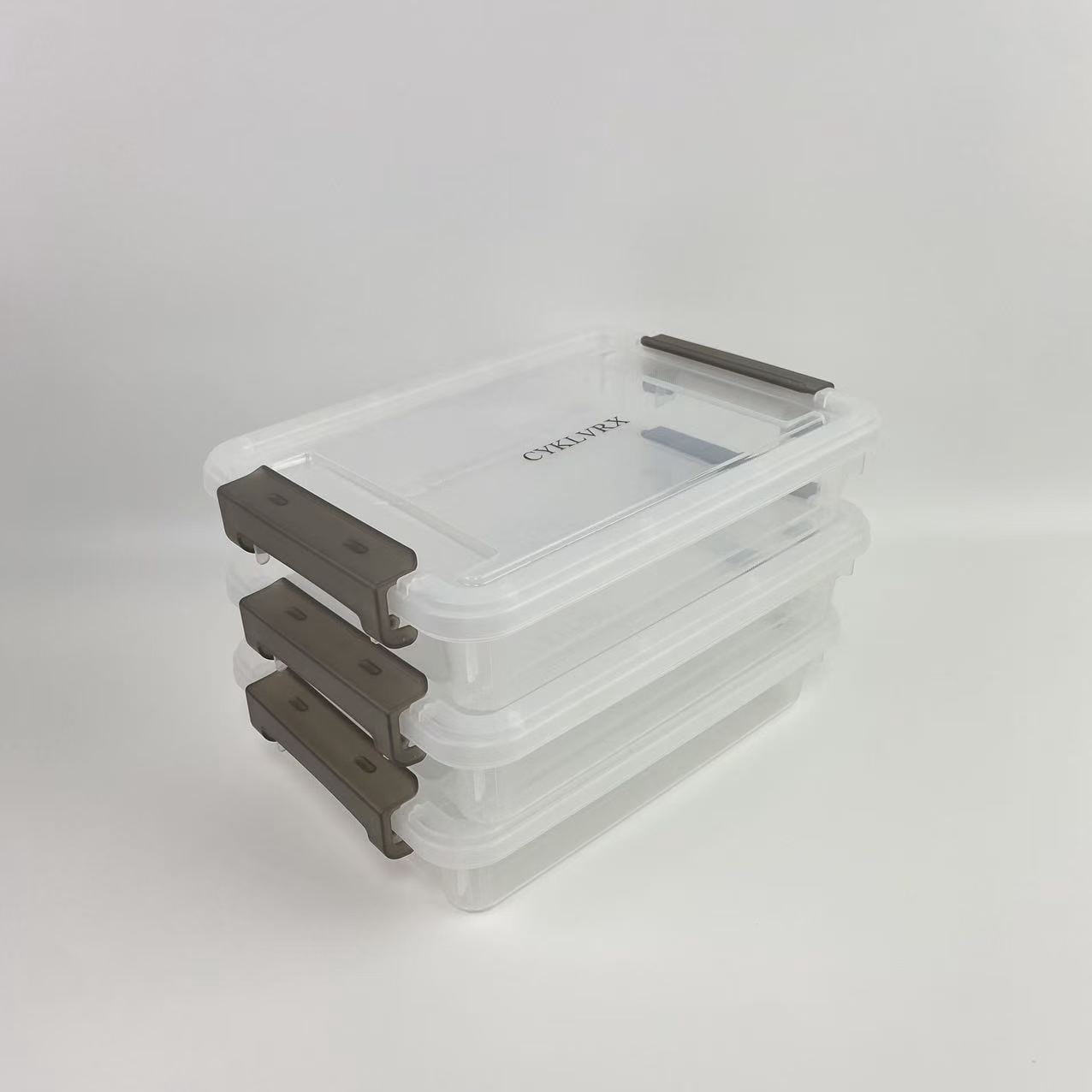 CYKLVRX All purpose portable household containers,Transparent Plastic Empty Multipurpose Tackle Box, First Aid, Sewing Kit, Arts Crafts Supplies Storage