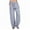 Grey, variant on EDFBUYKRS Female Women Pants Casual Teacher Pants for Women High Waisted Women Linen Casual Pants Summer Wide Leg Loose Drawstring High Waist Wide Leg Pants with Pockets Xxl