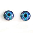 thumbnail image 2 of Pink and Blue Gecko Glass Eyes, 2 of 7
