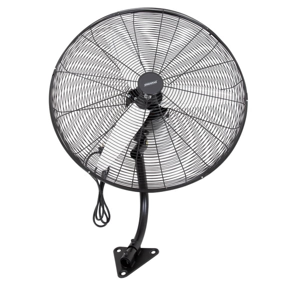 Ventilador De Pared Industrial 26 Pulgadas Aluminio Kingsman Kingsman FWL26