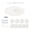 10 pieces, variant on Plastic Wall Plate for Electrical Boxes 3.5 to 5 Inch Quick Install Concealed Design Durability Materials