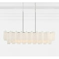 thumbnail image 2 of ADD-317-CH-WH-Crystorama Lighting-Addis - 14 Light Chandelier-14.25 Inches Tall and 51.75 Inches Wide-Polished Chrome Finish-White Glass Color, 2 of 7