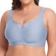 thumbnail image 3 of Gibobby Sujetador deportivo para mujeres Sujetador sin para mujer, sujetador de copa completa acolchado sin con relleno, corpiño sin costuras(Azul,XL), 3 of 5