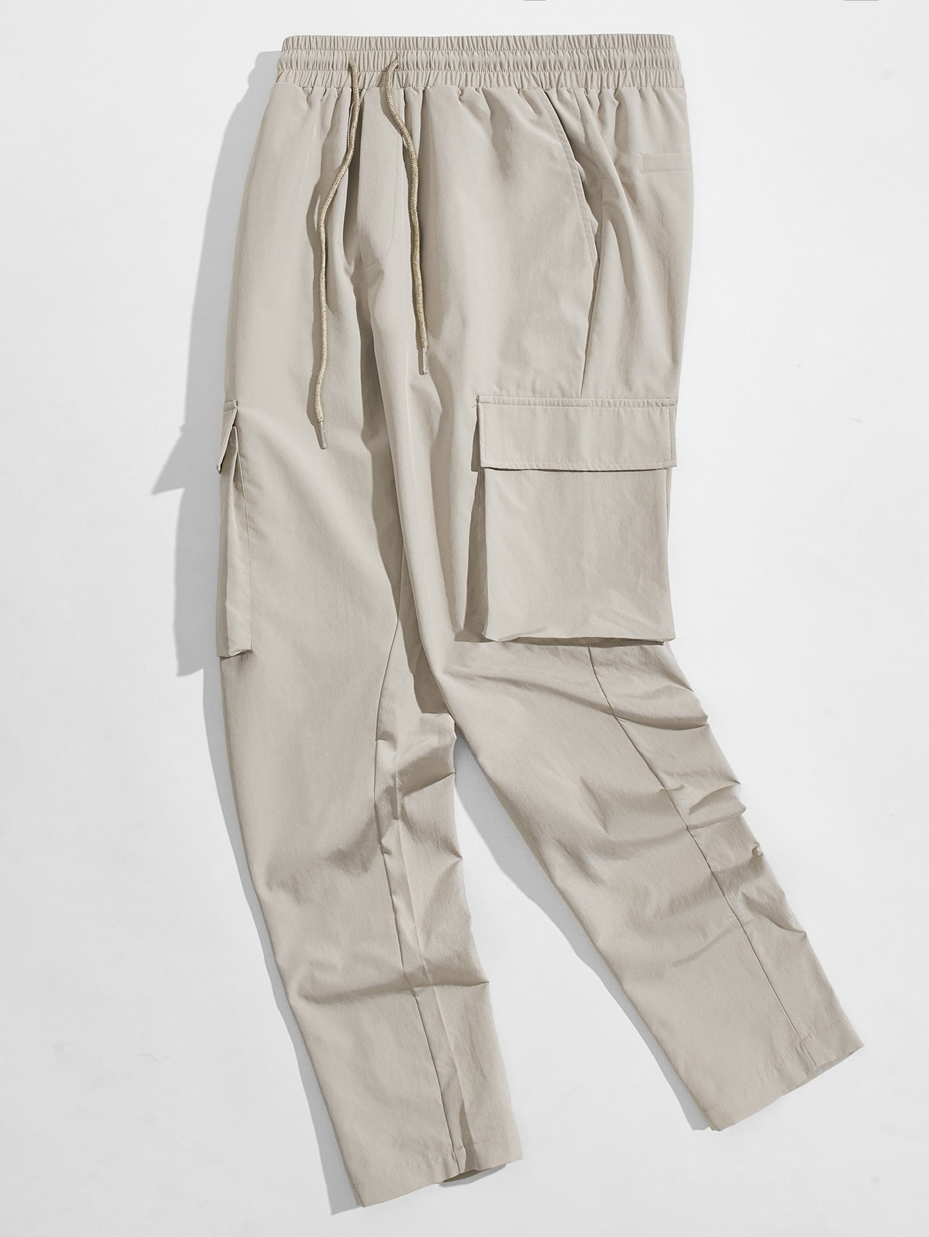Men Flap Pocket Side Wind Pants XXL 