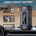 thumbnail image 3 of Cargador de batería Car Jump Starter BROM 6000 A Peak 26800 mAh 12 V, 3 of 7
