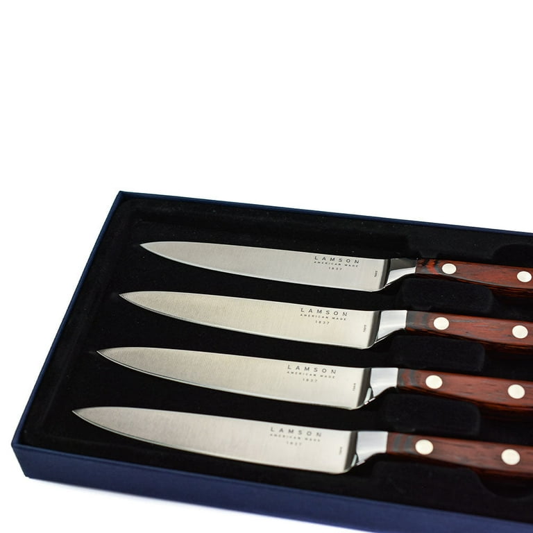 Lamson Fire Forged 4-Piece Serrated Steak Knife Set
