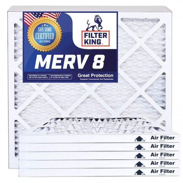 18x30x1 Air Filters Merv 8 Actual Size 17.5x29.5x1 4 Pack