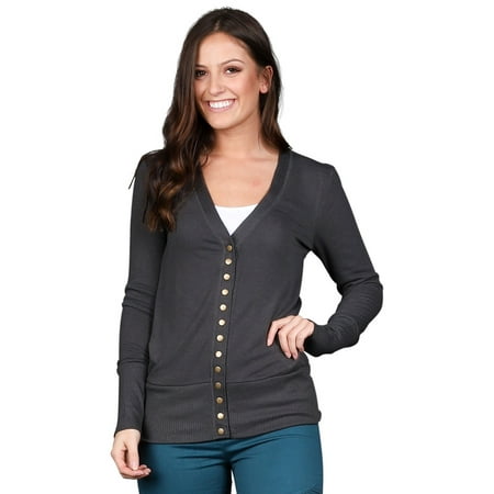 Zenana Outfitters - Plus Size Snap Cardigan - Walmart.com