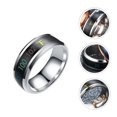 thumbnail image 3 of EeaseMX Anillo de moda con pantalla inteligente de temperatura para pareja (n.° 8), 3 of 7