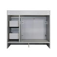 thumbnail image 5 of Wyndham Fully Assembled Wood Vanity Cabinet in Gray 36-in. x 21-in., 5 of 7