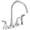 Stainless, variant on Peerless P2835LF Parkwood Two Handle Kitchen Faucet Side Spray, Chrome