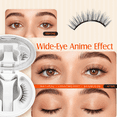 thumbnail image 2 of otnbgsr Magnetic Eyelashes with Curved Applicator, Reusable No Glue Lash Kit, Lightweight Soft Magnetic Lash Strips, Dramatic Natural Layered Look with Storage Case, 2 of 7