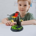 thumbnail image 5 of FEBUD Electronic Pet Bird Desk Chirping Pen Holder Decorative Movable Pet Bird for School Easter Kids Adults Living Room Kitchen Bedroom Christmas Decoration unusual, 5 of 9