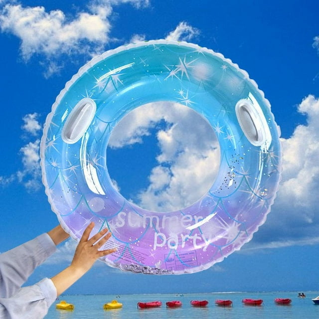 AMERTEER Inflatable Swimming Ring Thickened and Enlarged Swimming Ring Water Supplies Large Buoyancy