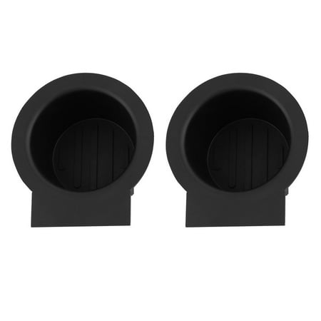 2 PCS Front Console Cup Holder Auto Thermoplastic Frame Trim Car Accessories