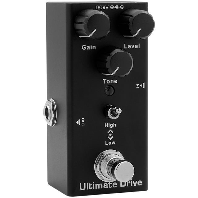 MasteelfCA Analog Delay Electric Guitar Effects Pedal Metal Single Type True Bypass (Heavy Metal Style)