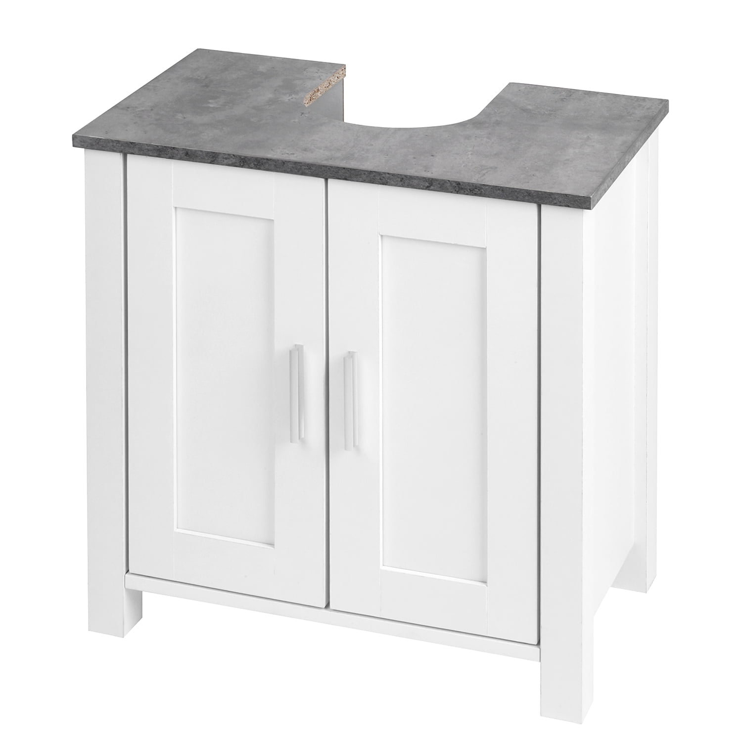 Hassch Wooden 2Doors Storage Under Sink Bathroom Vanity
