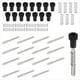 thumbnail image 1 of Kit de 16 Pestillos de Émbolo para Mosquiteros de Ventanas de Aleación de Aluminio, 5/32 X 1-1/2 Pulgadas, con Tapas y Resortes., 1 of 7