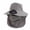 GY1, variant on Black Solar Fan Sun Hat with Removable Face & Neck Flap, Rechargeable Cooling Hat for Outdoor Work Fishing