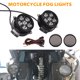 thumbnail image 2 of Focos de motocicleta 6LED Luces auxiliares LED universales con interruptor a prueba de agu Irfora Faros de motocicleta, 2 of 7
