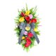 thumbnail image 3 of Floral Teardrop Swag Flor artificial Guirnalda Decoración de pared Decoración Puerta Swag Guirnaldas Primavera Verano para celebración navideña, 3 of 9