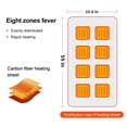thumbnail image 4 of Plush Heated Shawl,USB Heated Shawl Blanket,Heating Scarf Flannel Warm Cape for Home Car Office Chair,59in*33.5in(Grey), 4 of 6
