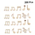 thumbnail image 3 of OULII 200pcs Craft Items Music Chip Beige Music Note Prop for Kids Art Projects, 3 of 6