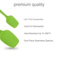 thumbnail image 4 of 2pcs Kitchen Cooking Silicone Spatula Set Heat Resistant Rubber Scraper Cooking Baking Utensils Green, 4 of 7