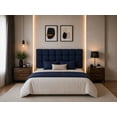 thumbnail image 1 of Cabecera El Bazar Store Linq King Size Azul marino Ajuste de altura, 1 of 5